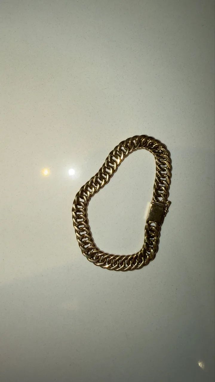 Pulseira de ouro oco 18.5 gramas  - Foto 2