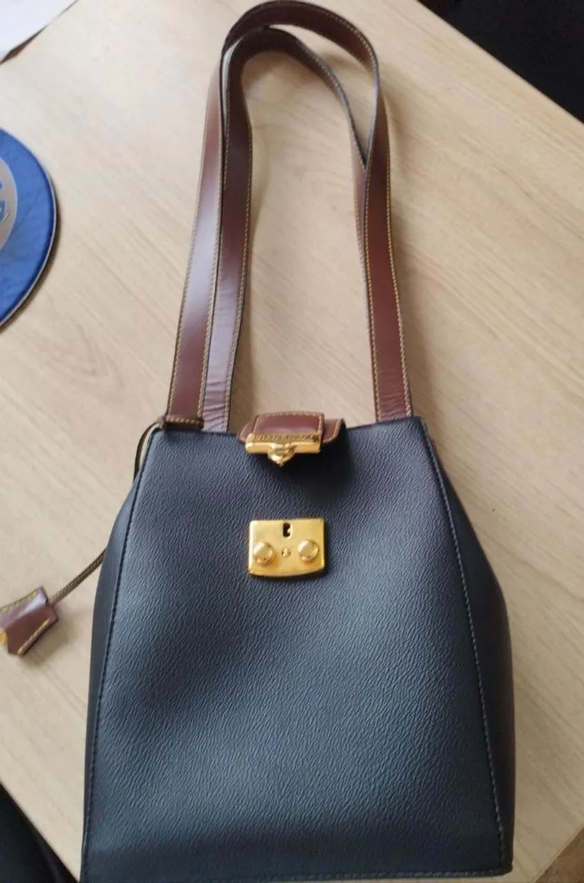 Bolsa VÍCTOR HUGO - com chave - vintage - NOVA  - Foto 2