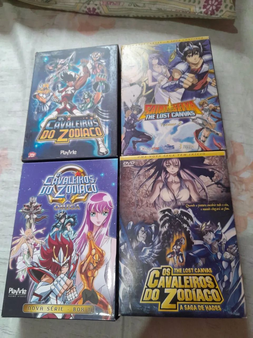 Boxes de DVDs Cavaleiros do Zodíaco - Saint Seiya Lost Canvas