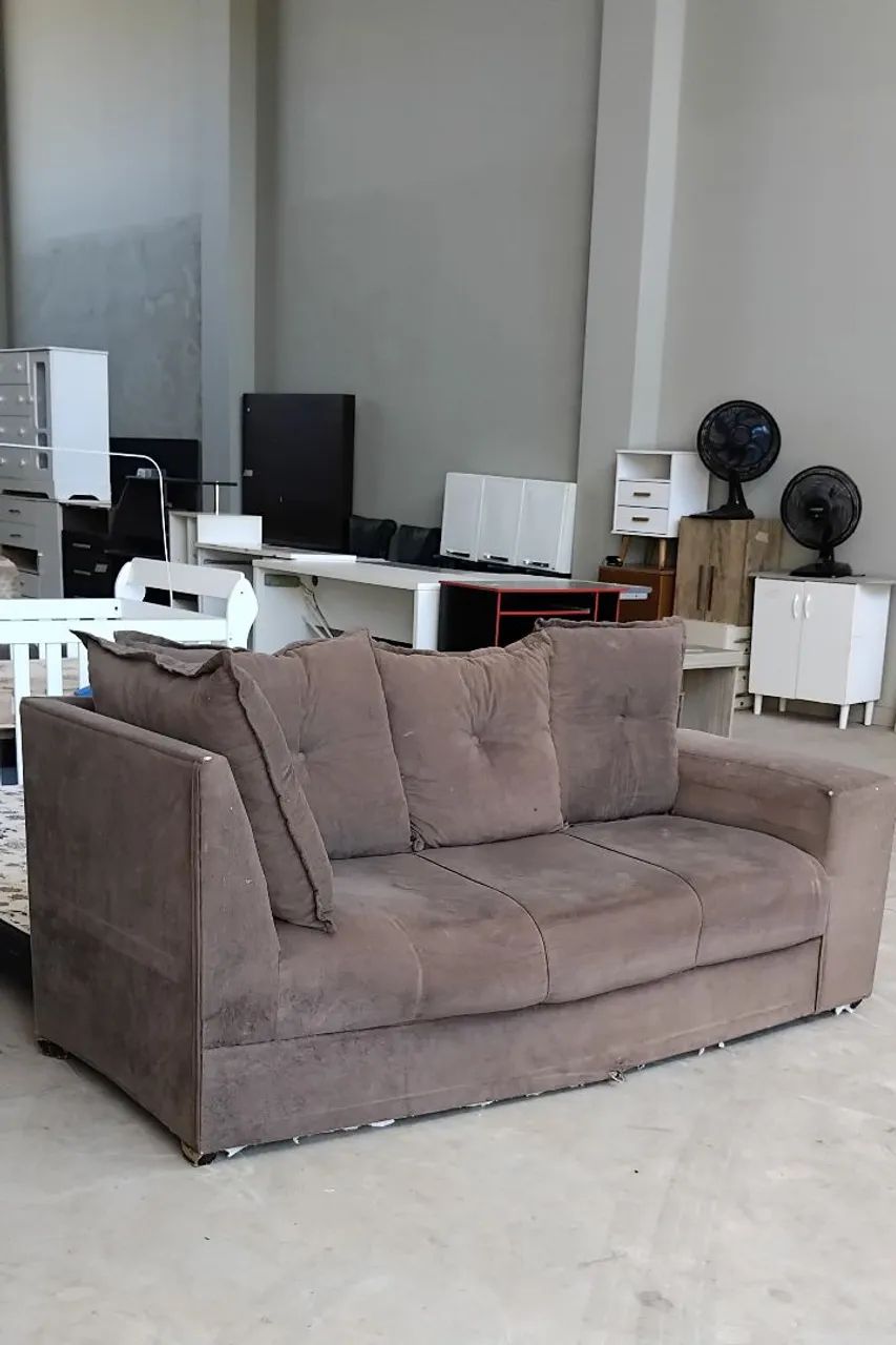 Sofá USADO ENTREGA dentro de Uberlândia MG  - Foto 3