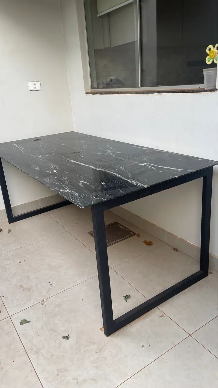 MESA ESCRITÓRIO EM GRANITO - Foto 2