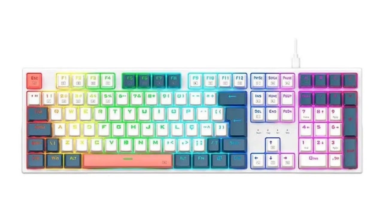 Teclado mecânico novo redragon 
