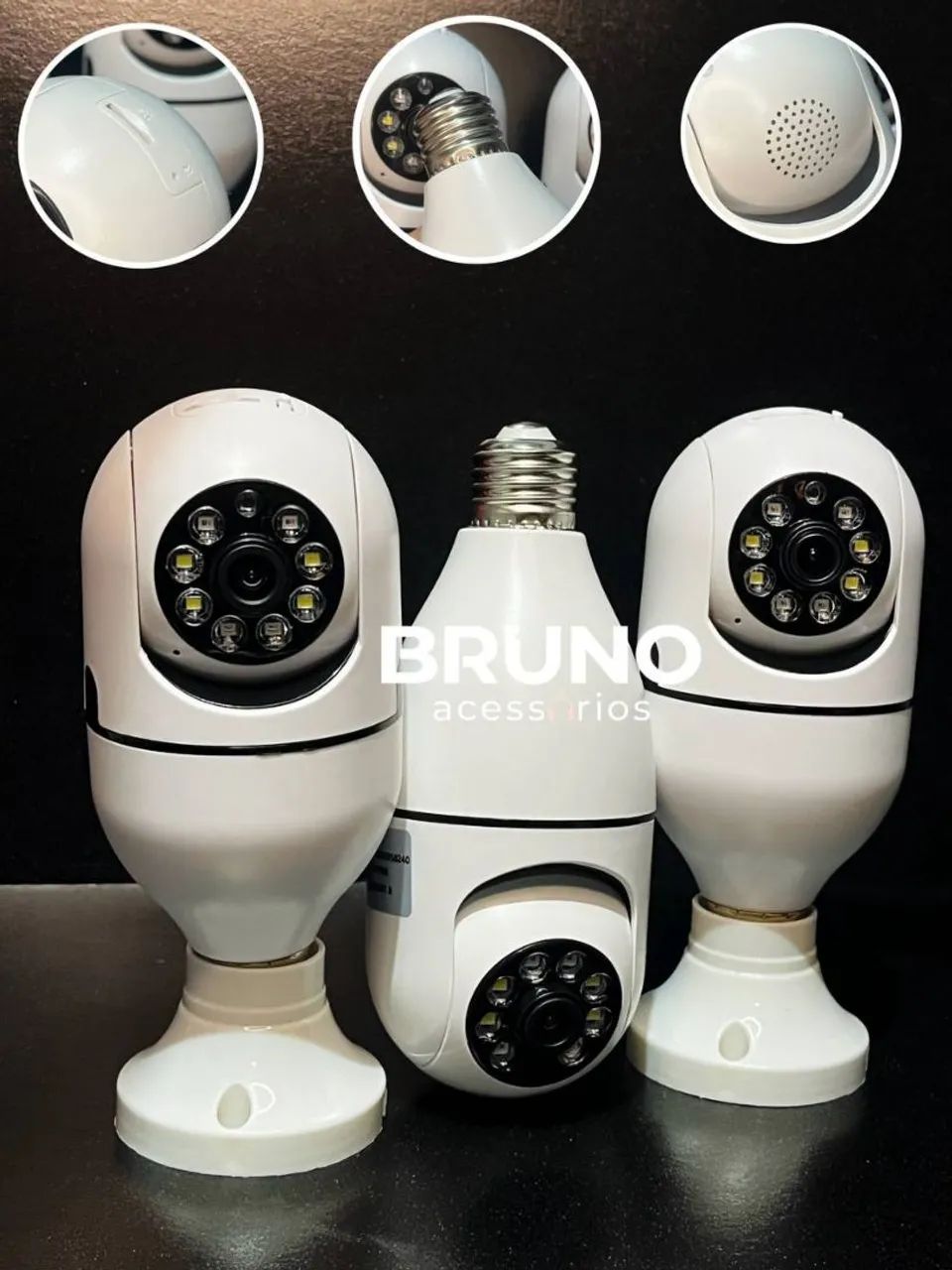 Câmera de Segurança WiFi 360 Compatível com App Yoosee - Foto 2