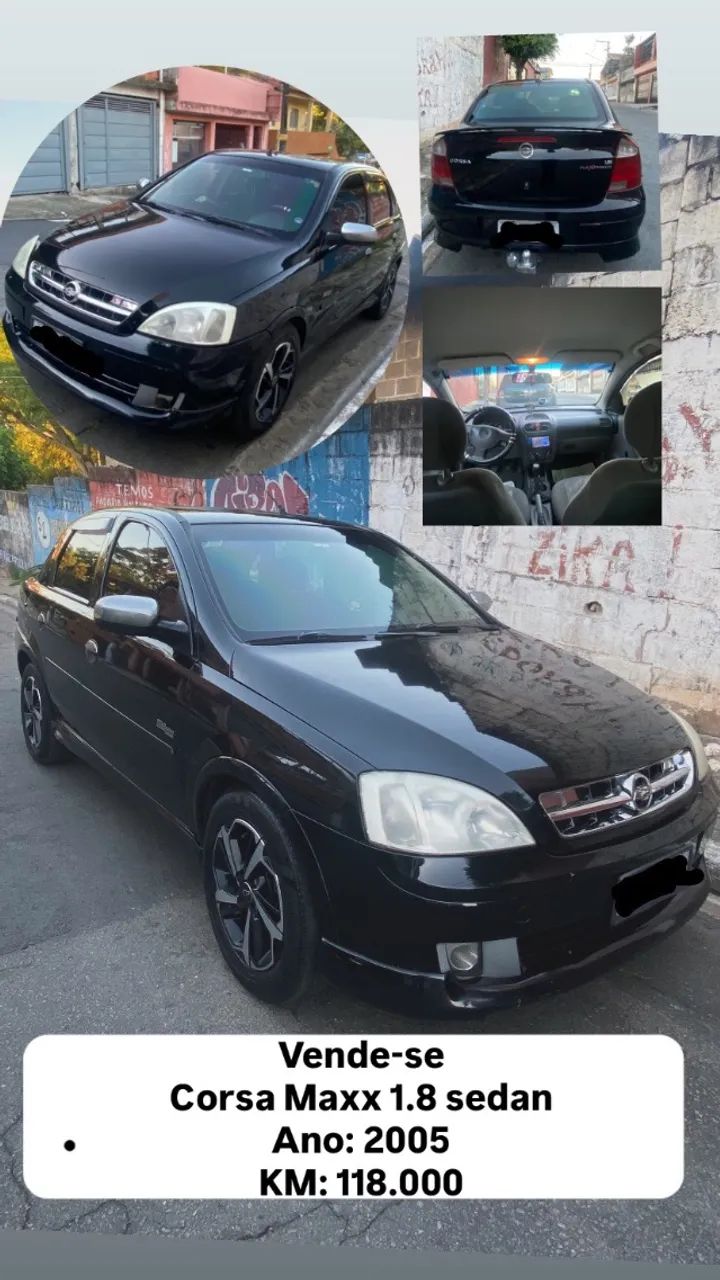 Chevrolet Corsa Sed. Maxx 1.8 MPFI 8V Flexpower 2005