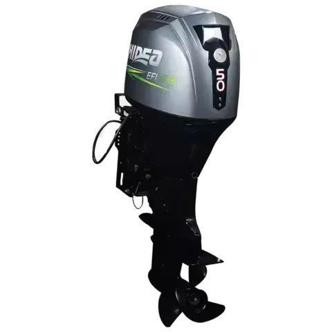 Motor Hidea 50HP 4Tempos Elétrico Manche Big Tiller Rabeta 20" - Motor de Popa Novo 