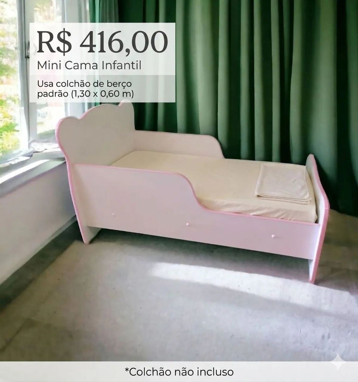 Mini cama de MDF  - Foto 3