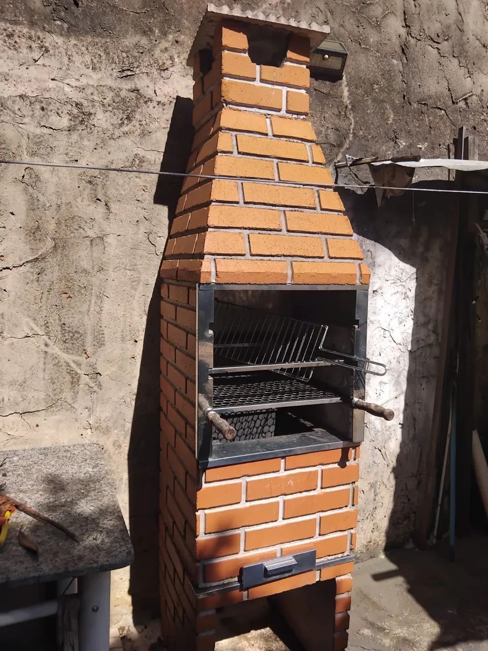 Churrasqueira de tijolinho pré-moldada - Foto 3