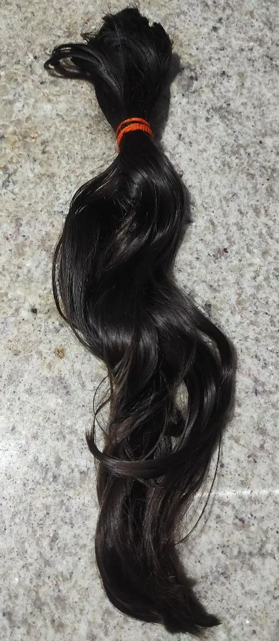 Cabelo castanho escuro virgem  - Foto 2