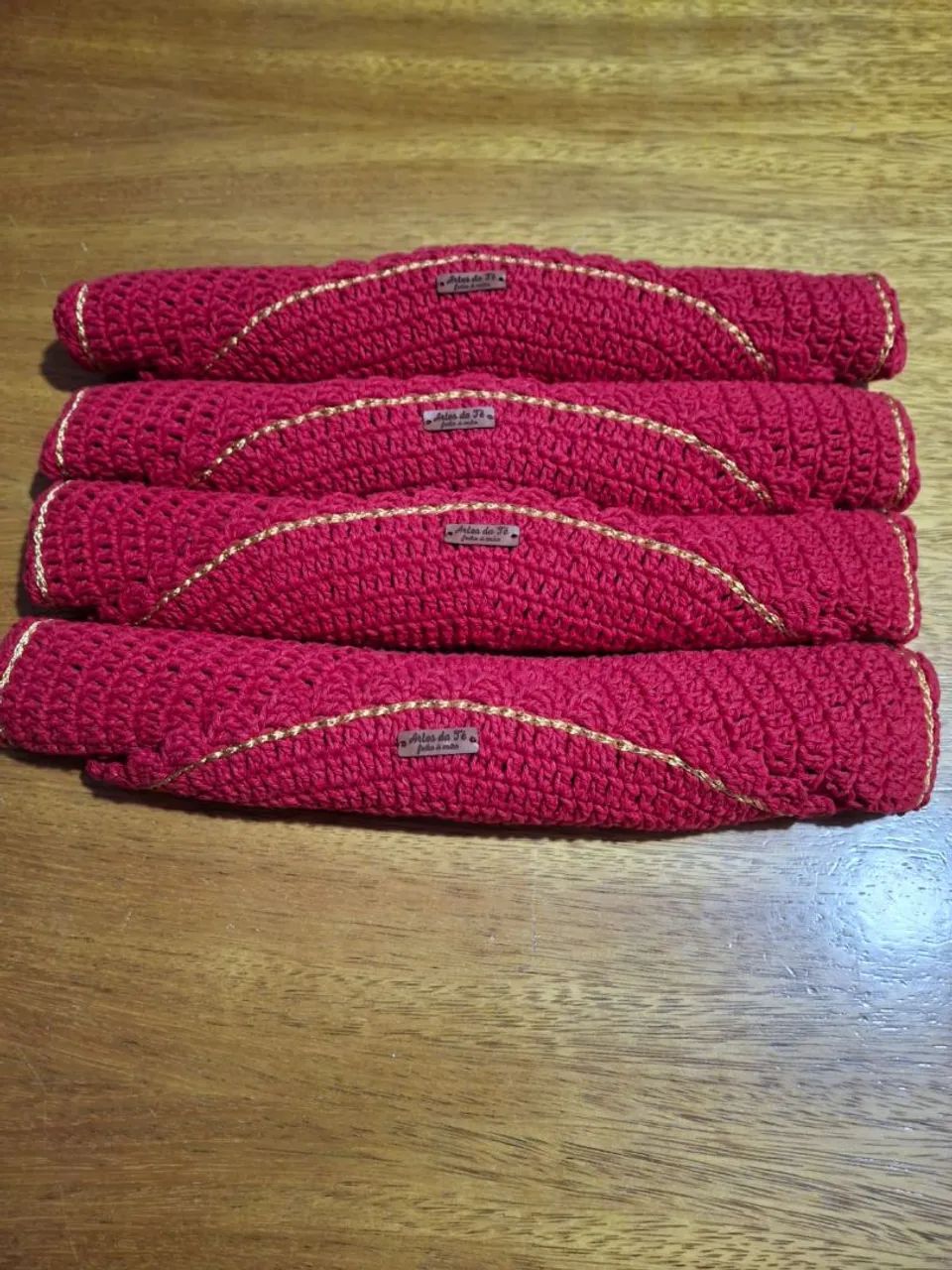 Kit 4 suplats crochê sobre encomenda  - Foto 3