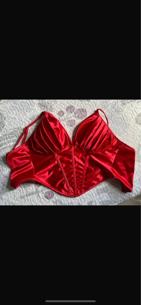 Top corset vermelho  - Foto 2