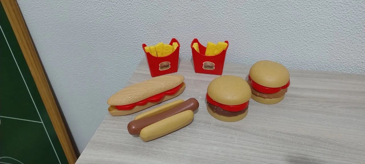 Comidinhas de brinquedo - Fast Food
