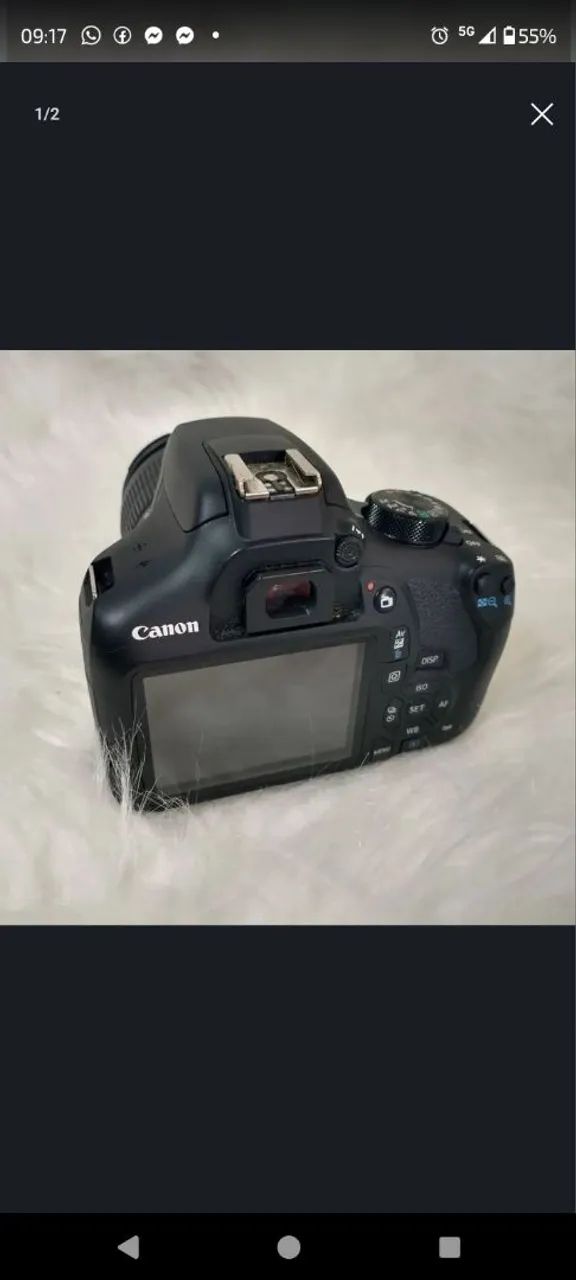 Câmera Canon T6 