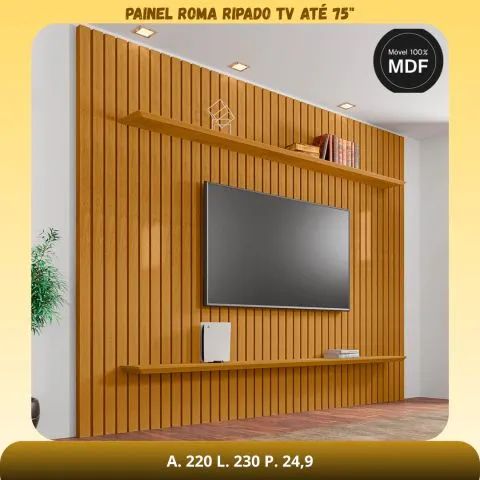 Painel Roma ripado 