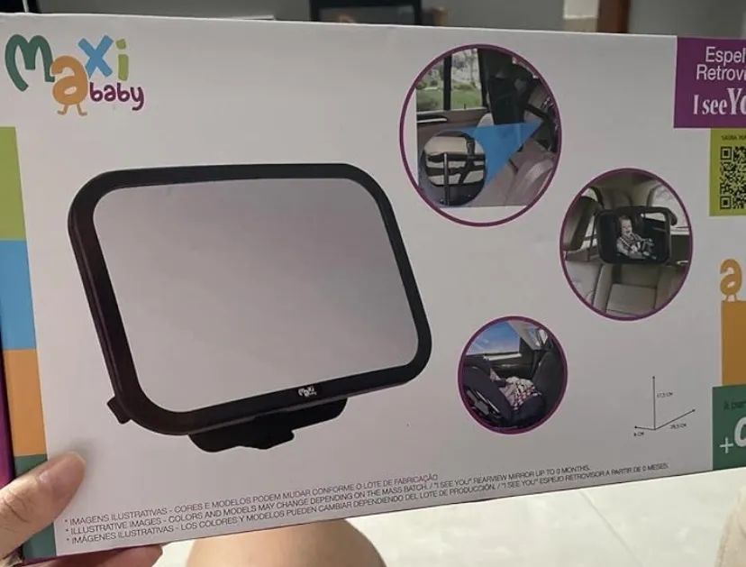 Maxi Baby Espelho Retrovisor Bebê Para Banco Traseiro Carro - Foto 3