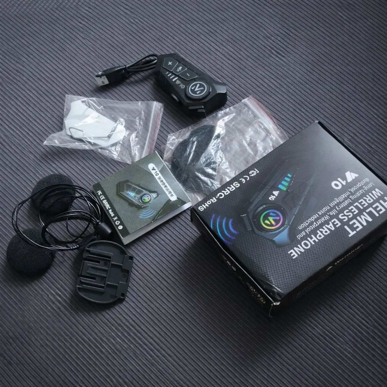 fone capacete Bluetooth, tenho muita quantidade todos novos - Foto 2