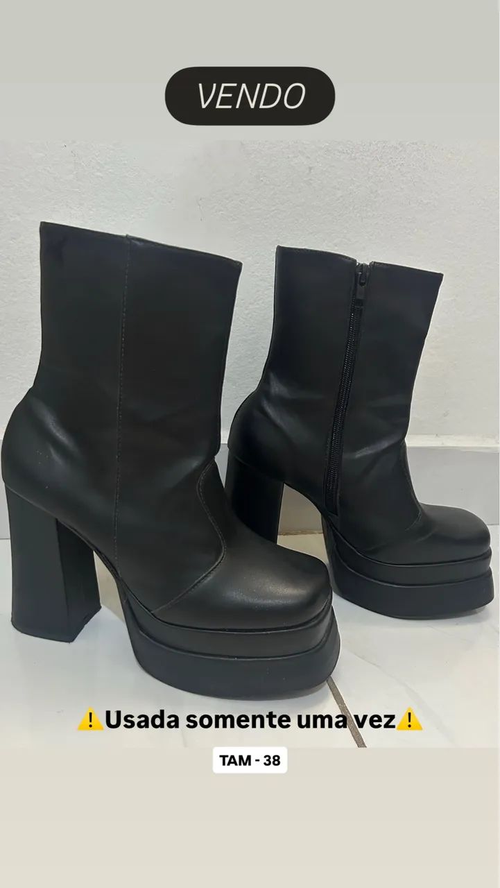 Bota salto alto 