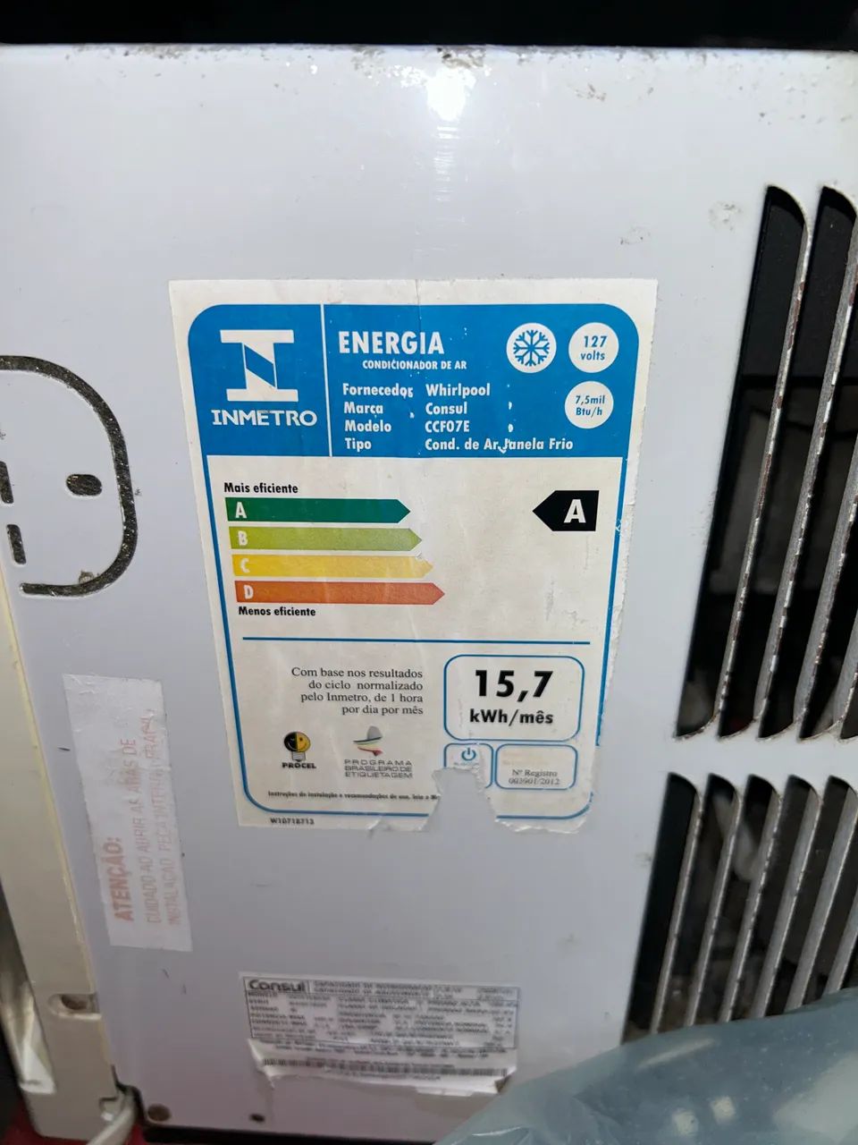 Ar condicionado consul 7500 bits - Foto 4