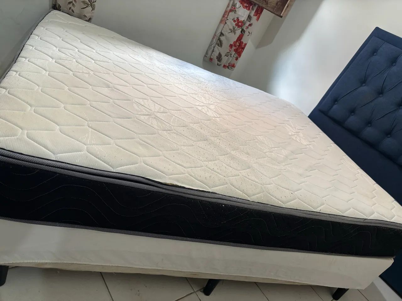 Cama (Base/ colchão/ cabeceira)  - Foto 3