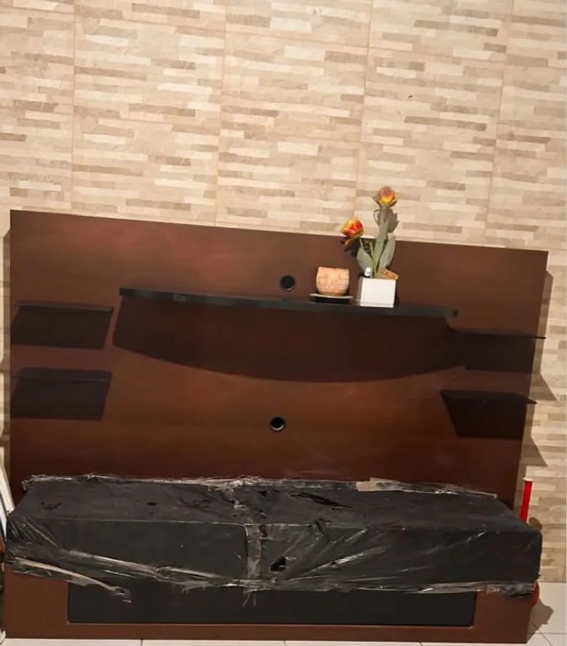 Rack com Painel de madeira  - Foto 5