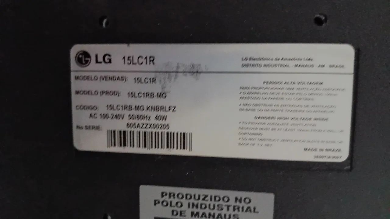 Monitor Tv LG 15 Polegadas (Leia) - Foto 5