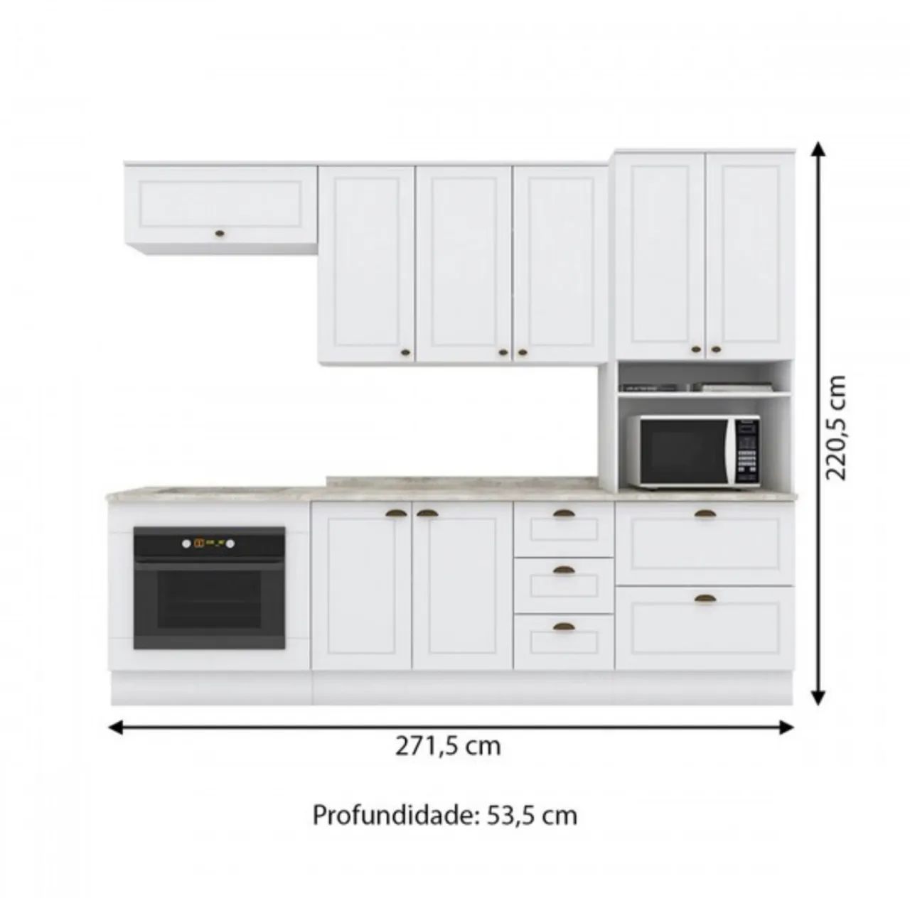 Cozinha Completa em MDF - Pronta Entrega - Foto 3