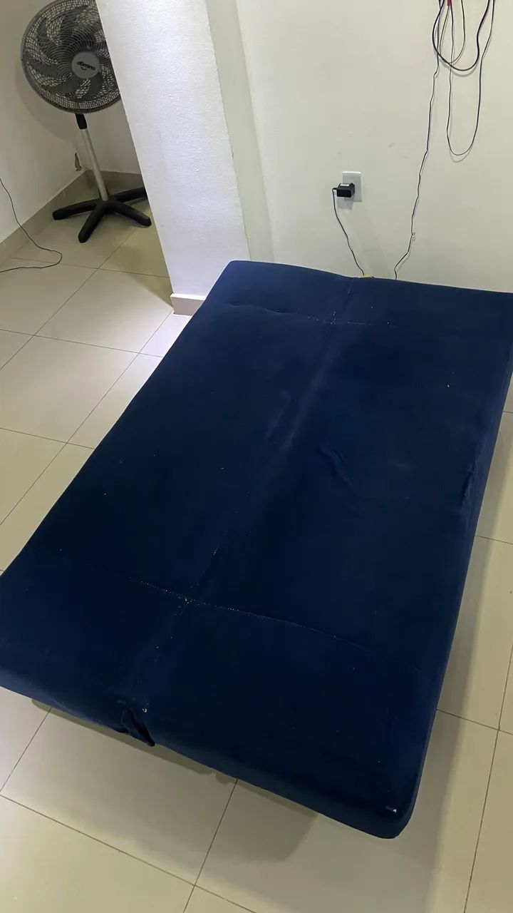 Sofá cama Azul - Foto 2