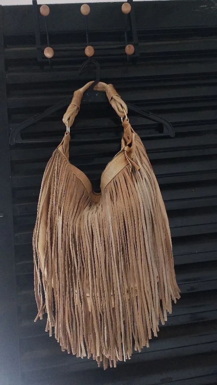 Bolsa grande Ávida em couro 