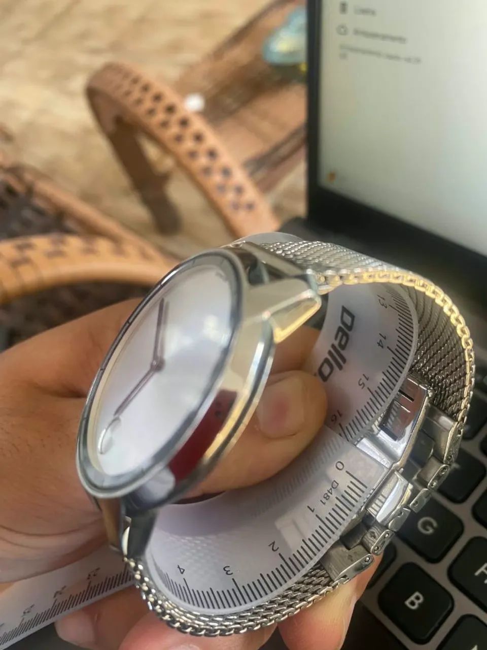 Relógio Movado Bold swiss movement aço inox  - Foto 5