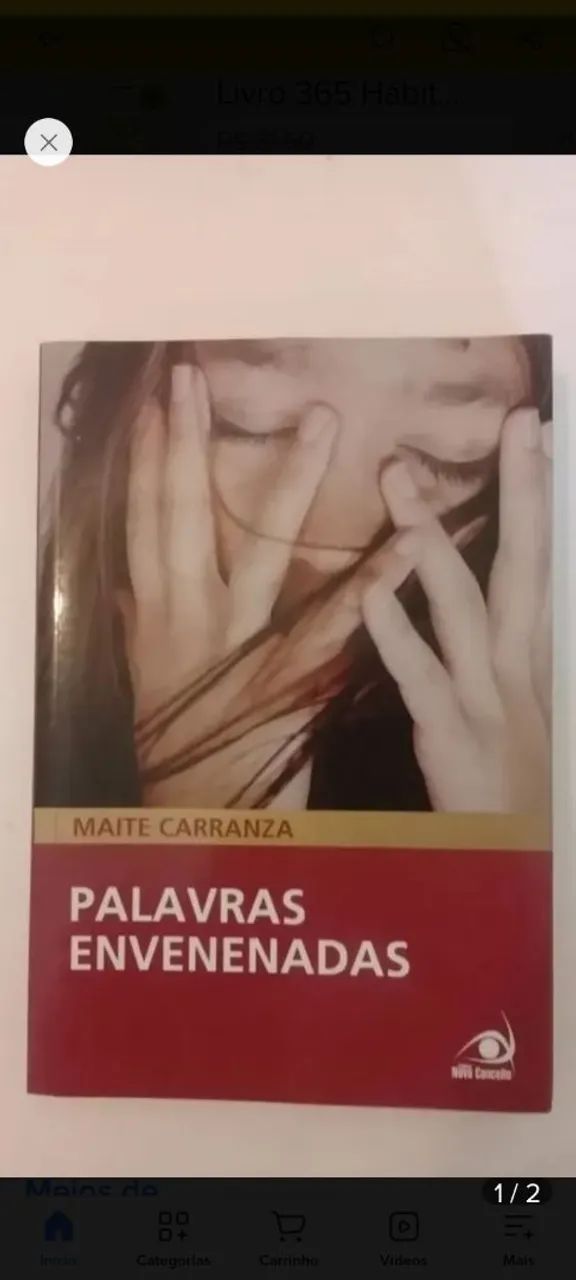 Livro "Palavras envenenadas"