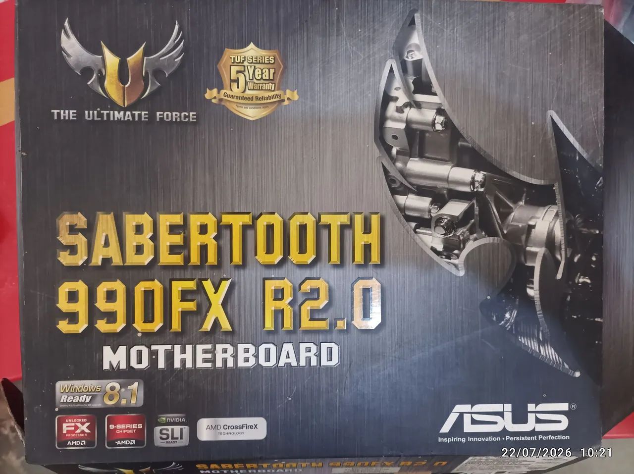 Placa mãe com defeito dois processador FX 8 g ram