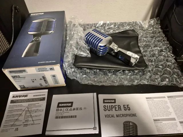 Microfone Shure Super 55 Deluxe Completo - Foto 4