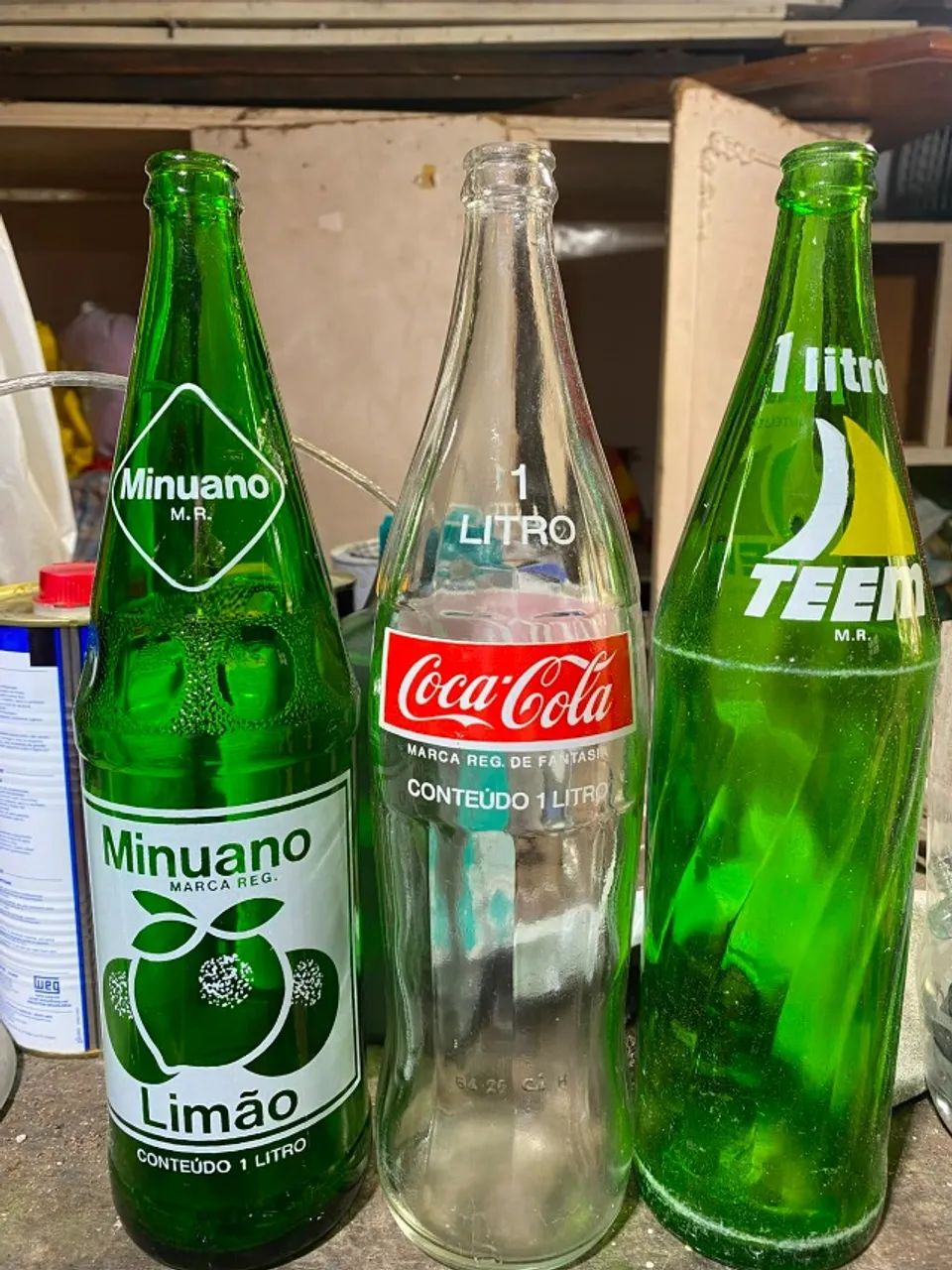 GARRAFA DE VIDRO ANTIGA