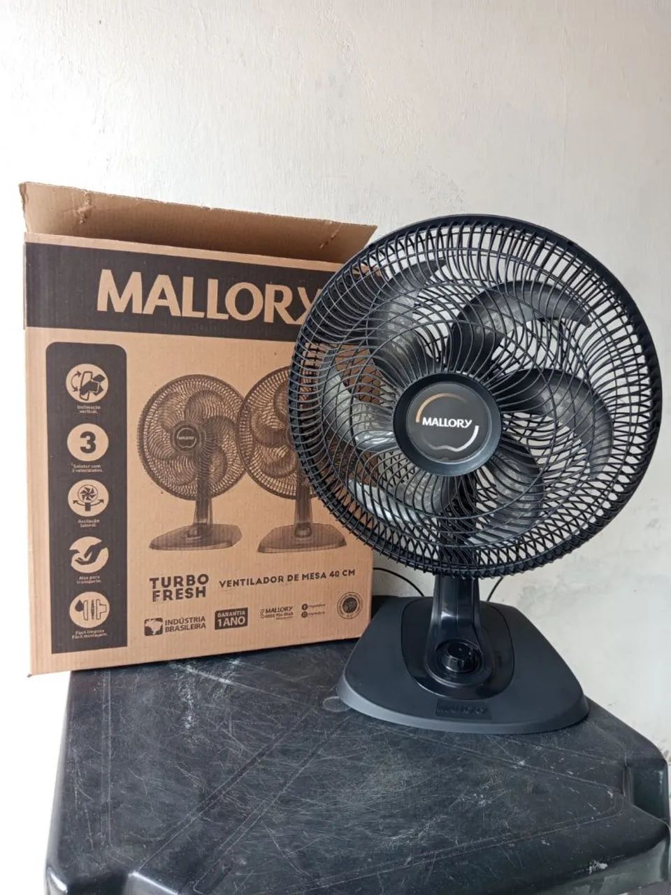 Ventilador mallory 40 cm 