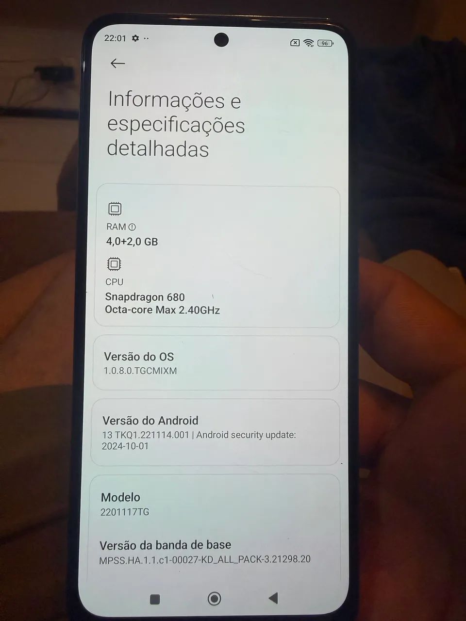 XIAOMI REDMI NOTE 11 128 gb 6bg Ram - Foto 2