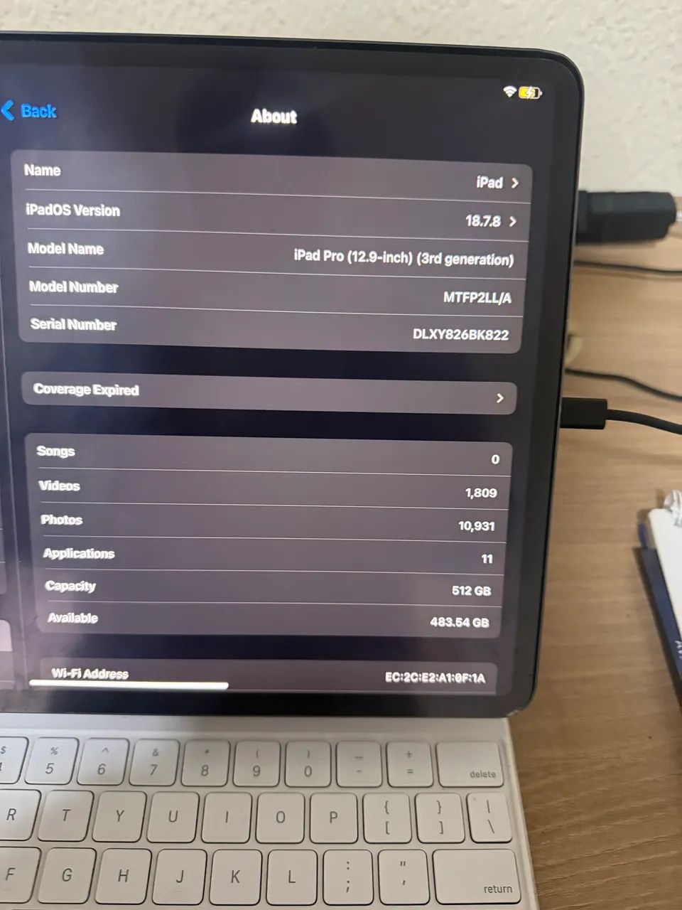 iPad Pro 12?9, 3 GEN, 512gb + Magic Keyboard - Foto 4