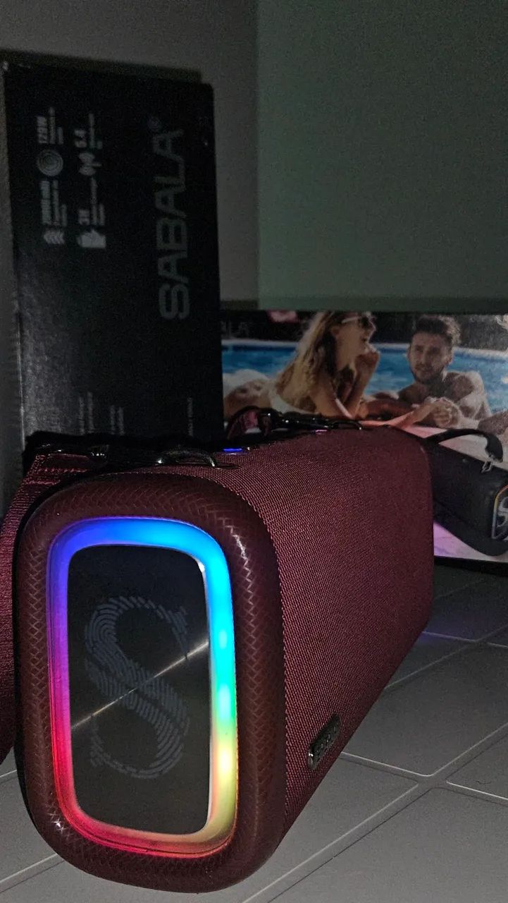 CAIXA DE SOM BLUETOOTH - SABALA DR 908 PRO - POTENTE - Foto 2