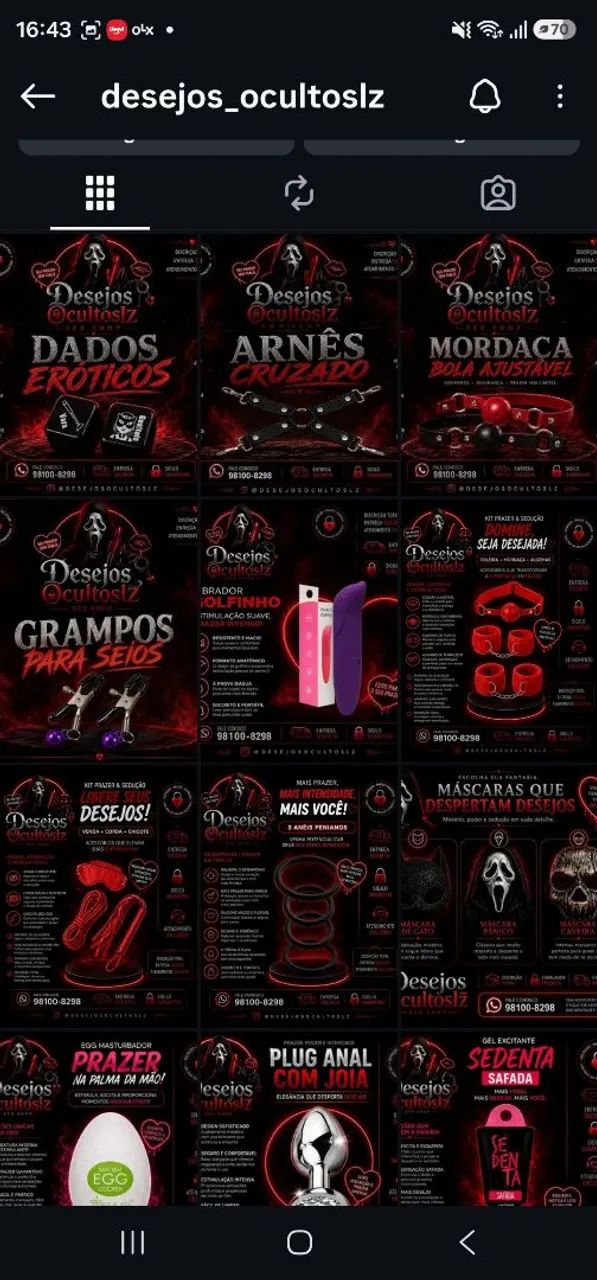Produtos de sexta shop 
