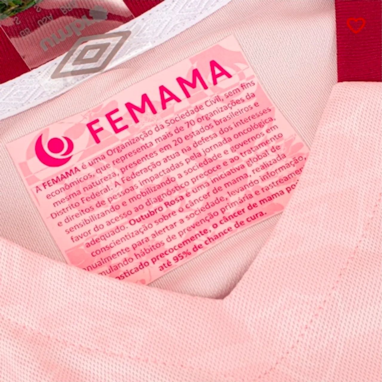 Camisa Umbro Fluminense Outubro Rosa 2025-26 - Foto 4