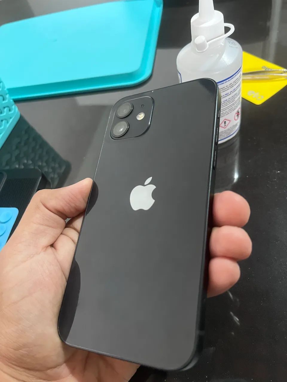 iPhone12 本体　128GB ブラック Celular Apple iPhone 12 128GB 4 GB em Promoção é no Banco PAN