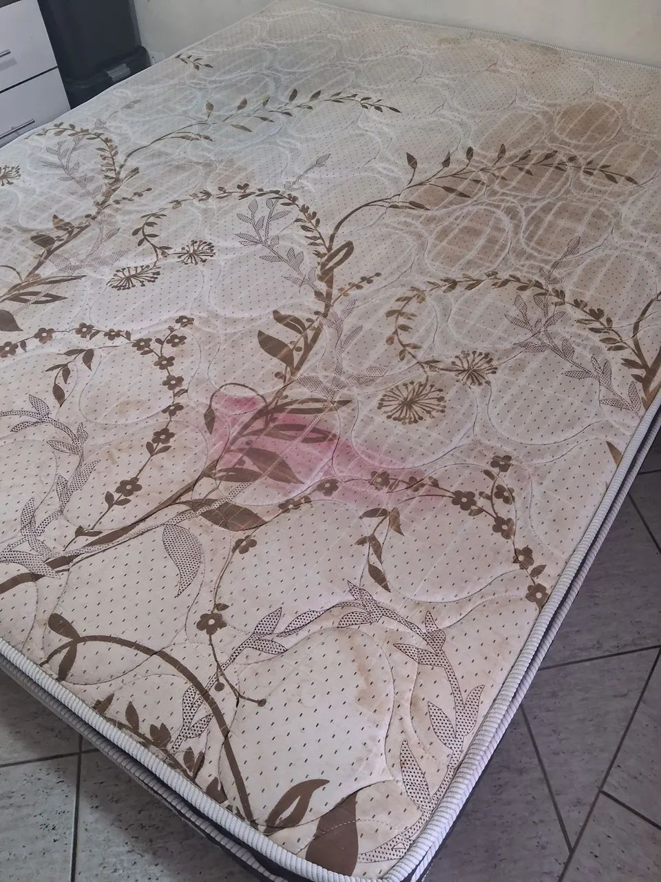 Cama box com colch ão Queen - Foto 2