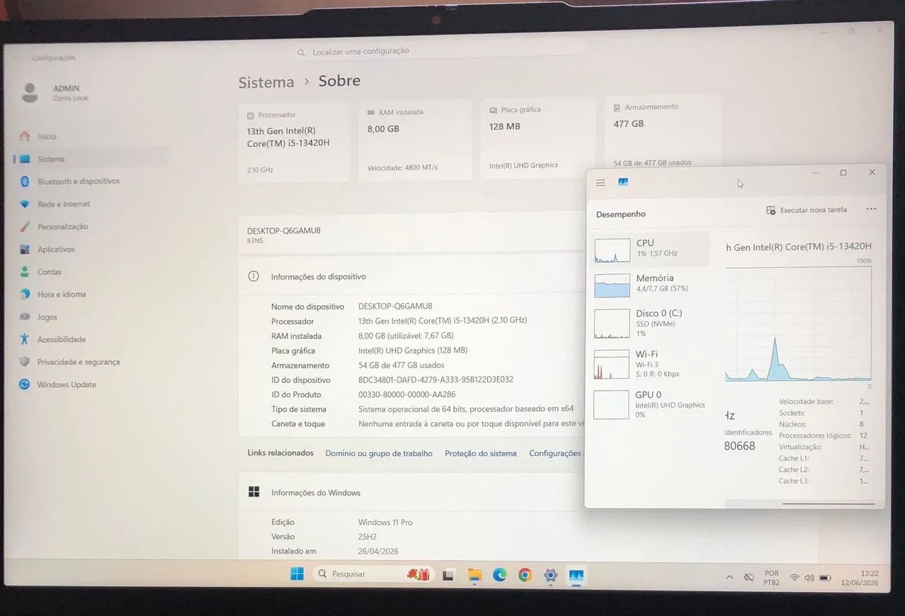 NOTEBOOK LENOVO (Novo) - Foto 4