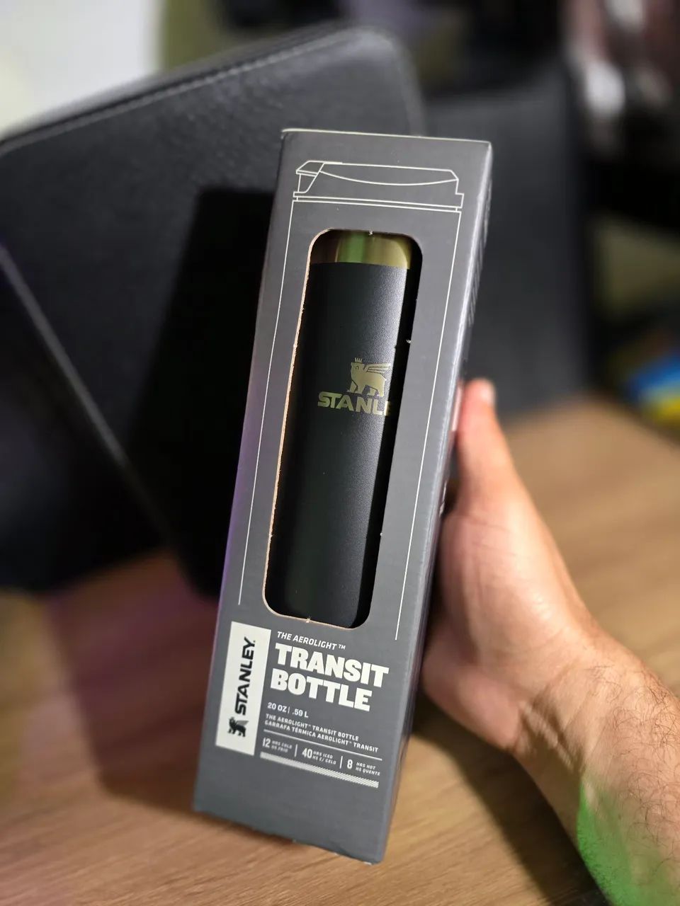 Garrafa Stanley Aerolight Transit Slim Black