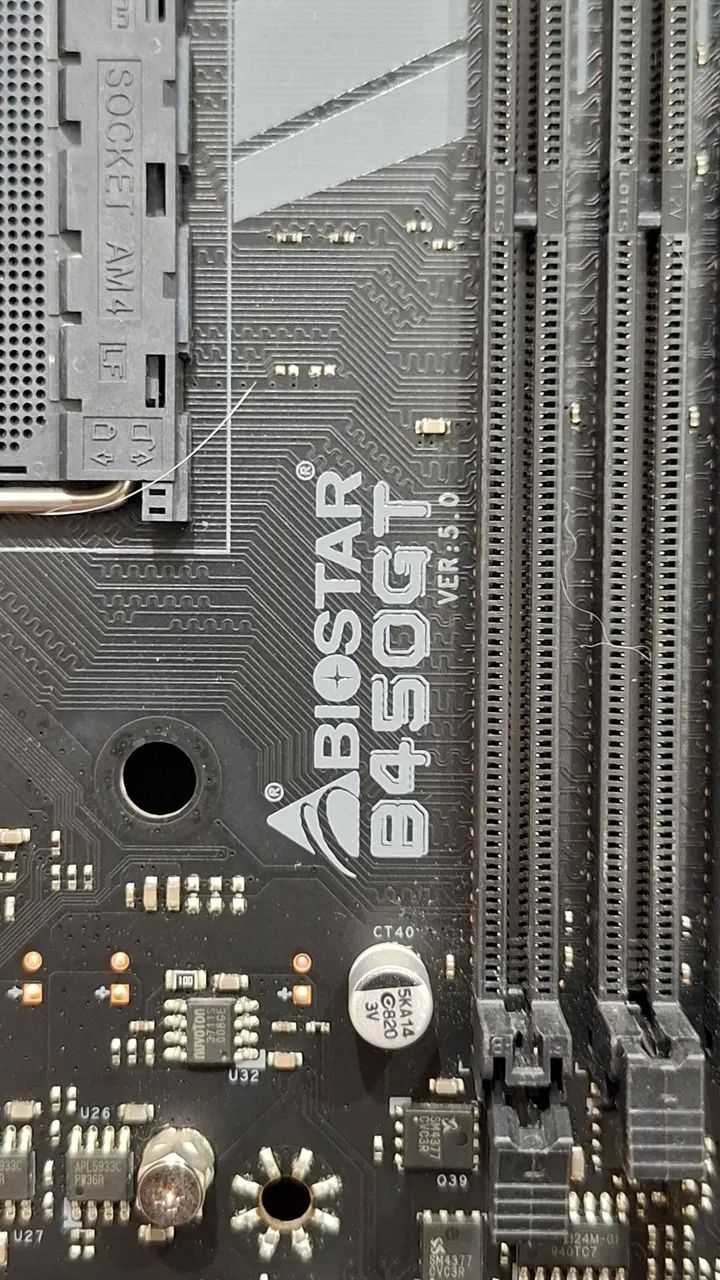 PLACA MÃE AM4 Biostar Racing b450gt + cooler deepcool - Foto 3