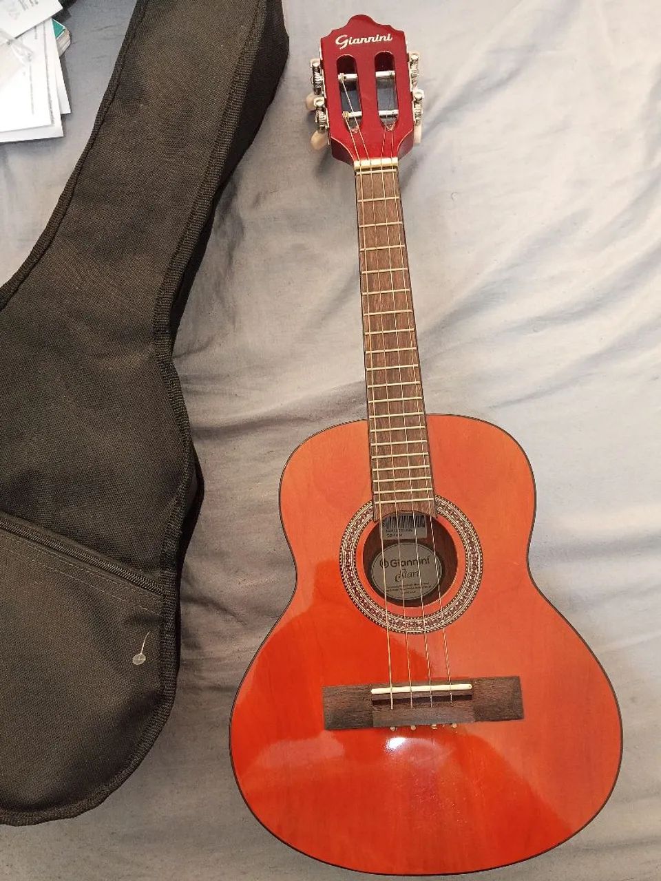 Cavaquinho acústico Gianini CS14N com case. - Foto 5