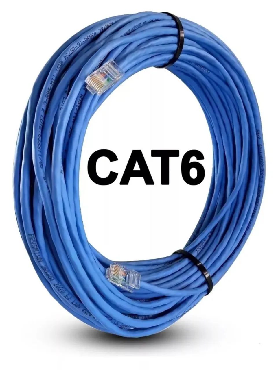 Cabo de rede CAT.5e e CAT.6 100% cobre 1gbps 5m 10m 15m 20m 25m 30m 35m 40m 50m 60m  - Foto 5