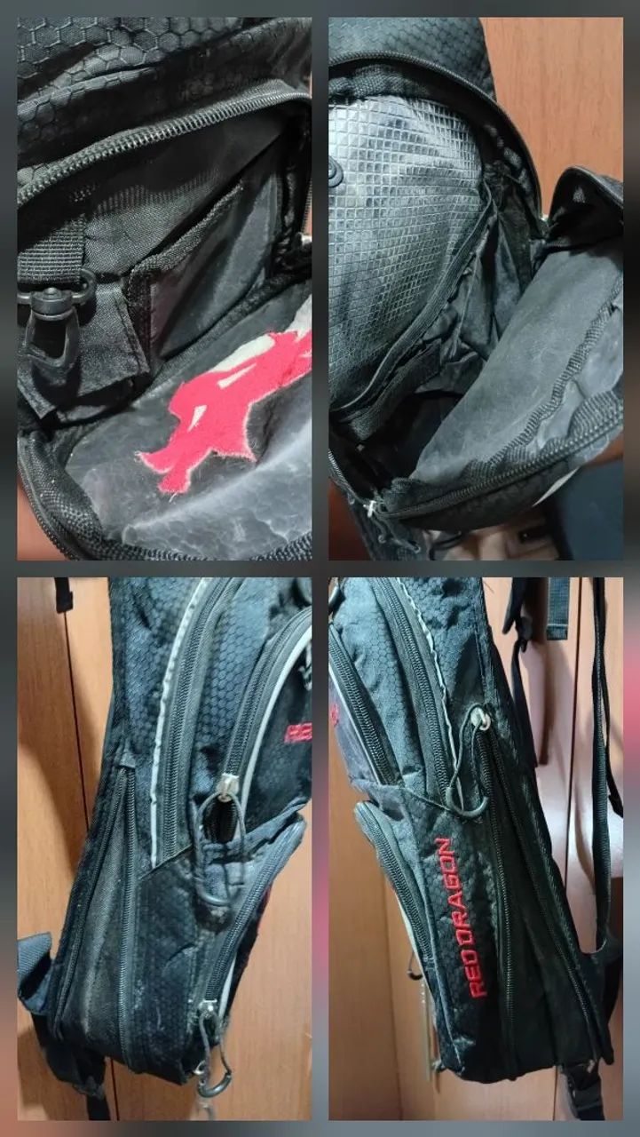 Mochila De Hidratação Red Dragon Com Refil (Usada )<br> - Foto 3