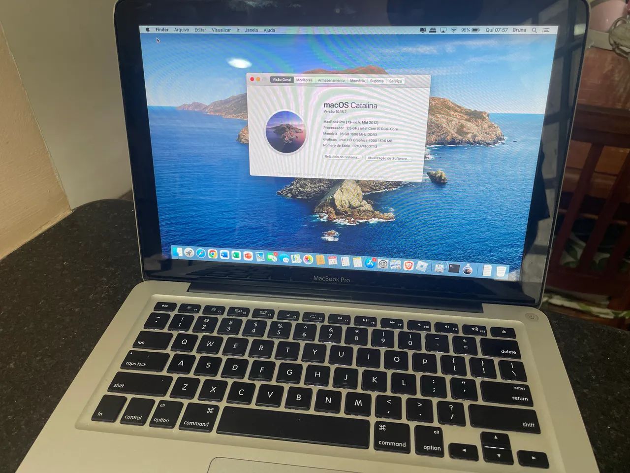 MacBook Pro (Mid 2012) Intel Core i5 16Gb 480 SSD - Notebooks