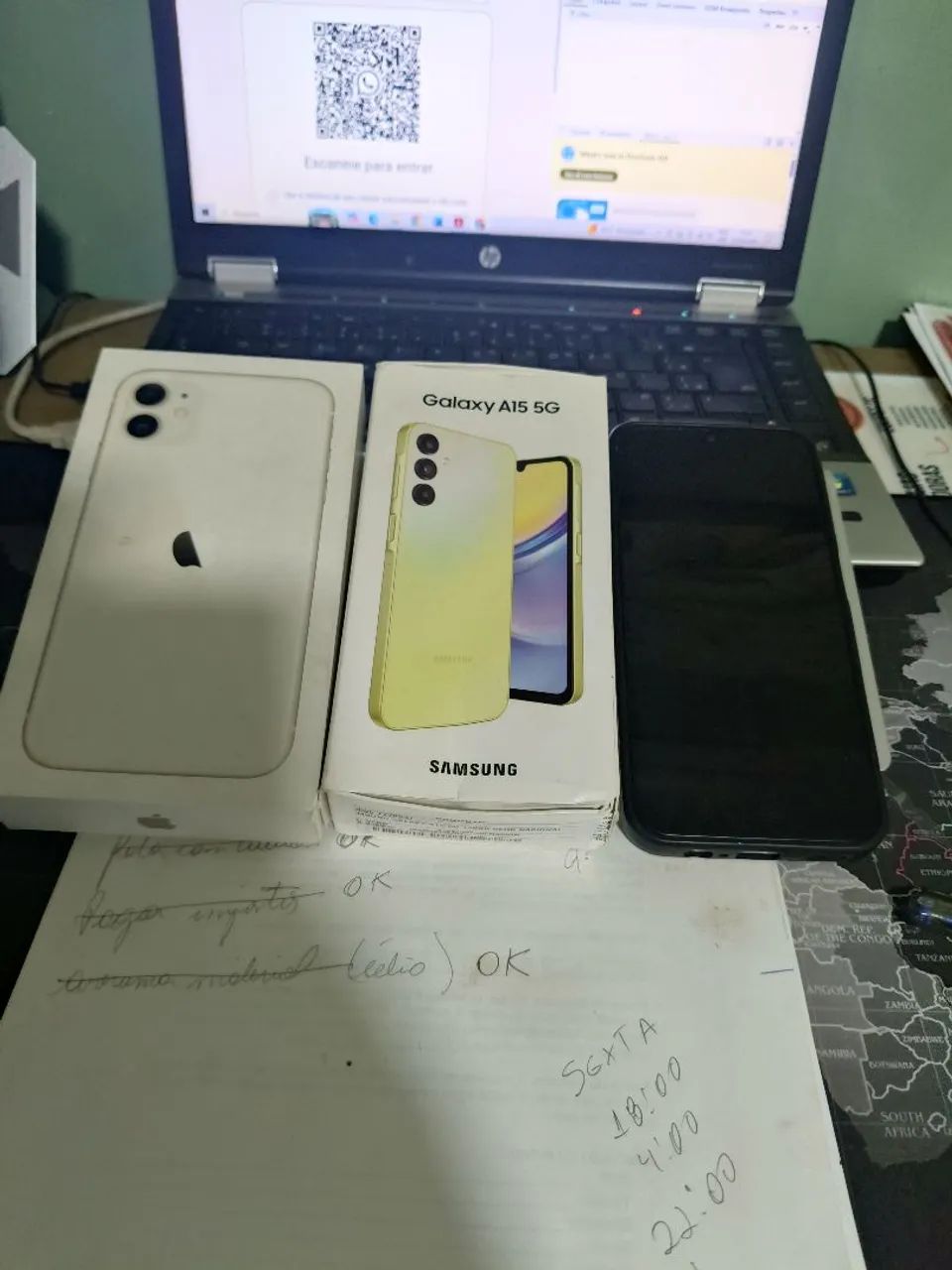 Celulares iPhone 11 64g Samsung a14 e Samsung a15  semi novos  - Foto 2