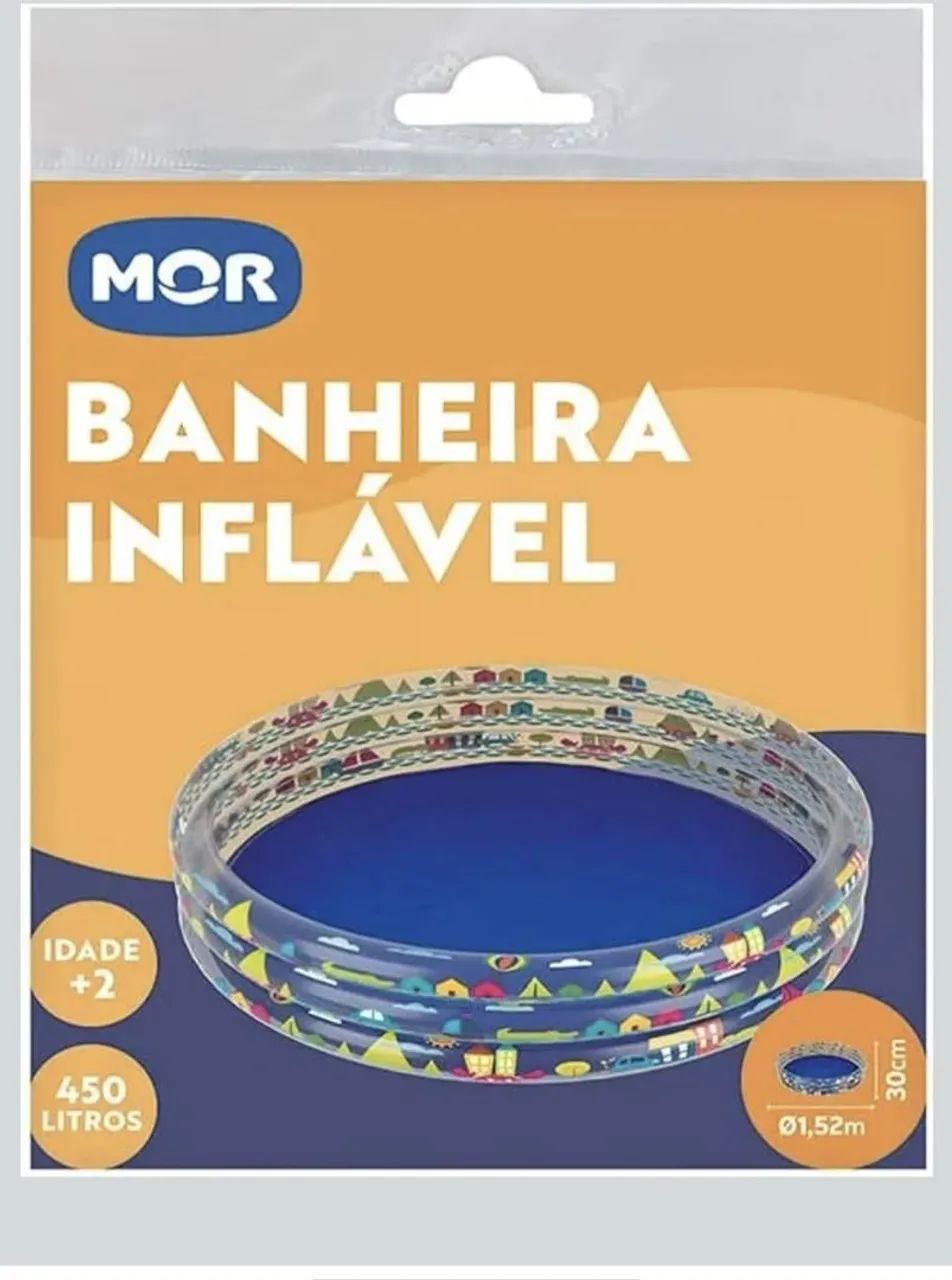 Piscina tipo banheira 450 litros nova mor - Foto 3