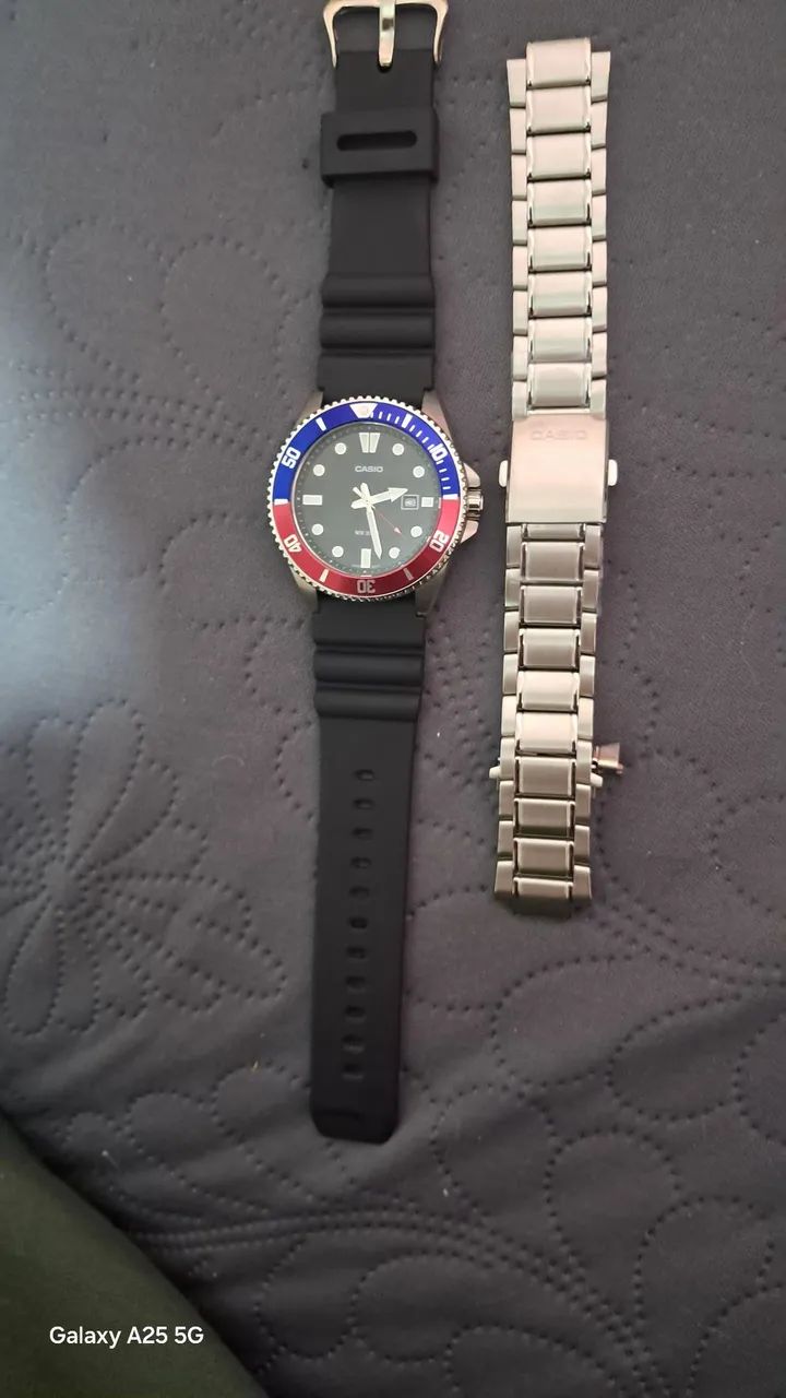 Relógio casio masculino analógico original  prova de água apropriado para mergulho  - Foto 2